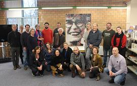 Bijeenkomst 2 jaar CACB, met de onthulling van een bijzonder kunstwerk...