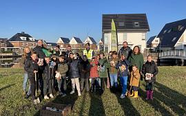 Kinderen vieren Boomfeestdag in Hillegom, Lisse en Teylingen