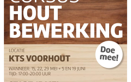 Doe mee aan de cursus houtbewerking!