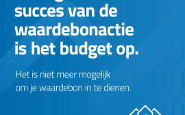 Voucher budgetten zijn op