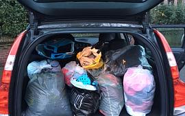 Actie Teylingen Fairtrade voor het recyclen van kleding groot succes