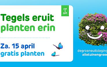 Kom tegels ruilen voor plantjes! 