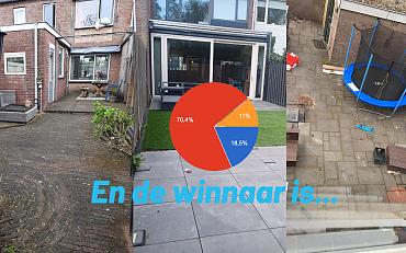 En de winnaar van de tuinmetamorfose is...