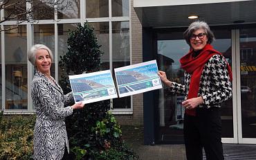 Cheque voor lokale energiecoöperatie 'Zon op Teylingen'