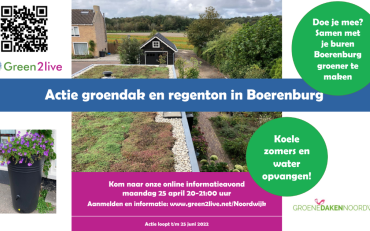  Actie Groen Dak gestart in wijk Boerenburg Noordwijk