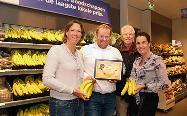 De Banana Award voor 100% fairtrade bananen!