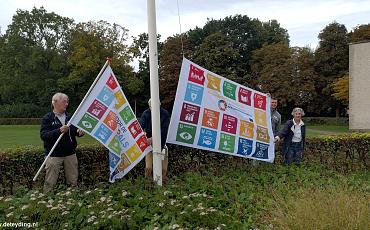 SDG vlaggen in Teylingen