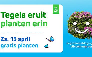 Kom tegels ruilen voor plantjes! 