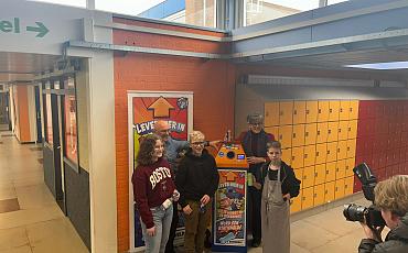 Speciale Statieheld recycle-automaat als pilot bij de KTS