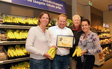 De Banana Award voor 100% fairtrade bananen!