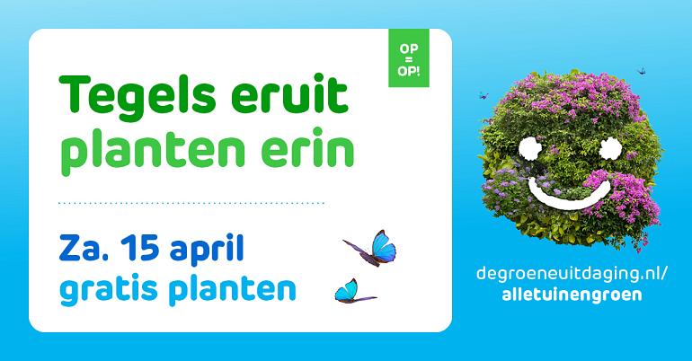 Kom tegels ruilen voor plantjes!