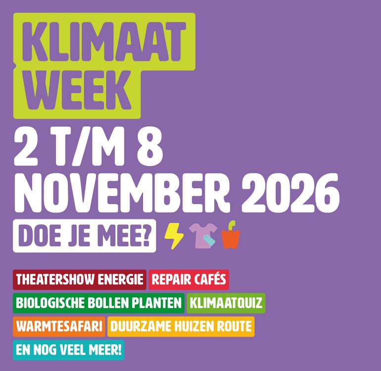 Feestelijke aftrap Klimaatweek 