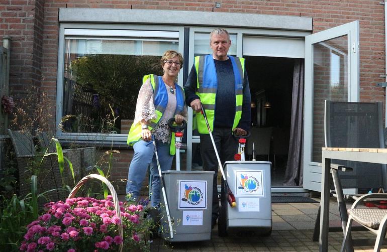 Aanpak zwerfafval door VOORHOUT SCHOON 't op! Help je mee?