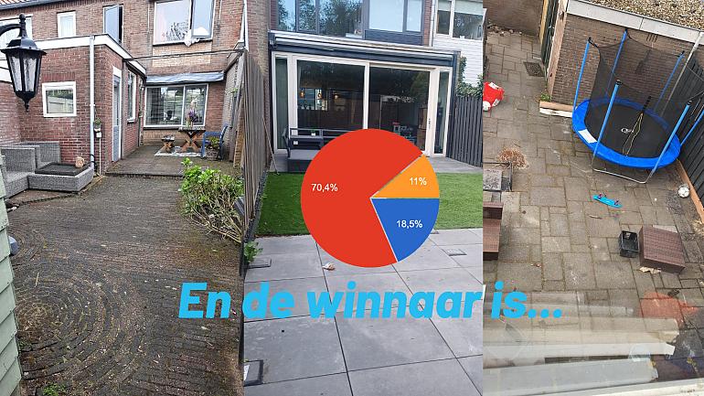 En de winnaar van de tuinmetamorfose is...