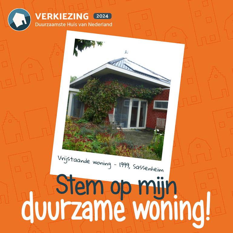 Huis klimaatburgemeester Teylingen genomineerd voor duurzaamste woning!