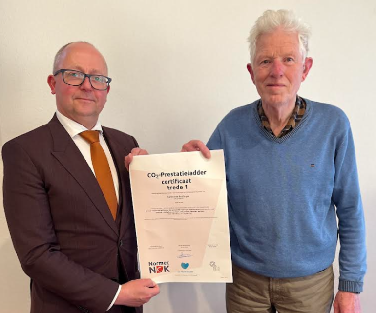 CO₂‑Prestatieladder  Teylingen weer een stap verder