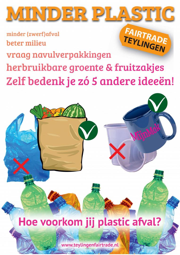 Uitdaging: minder plastic, minder afval!