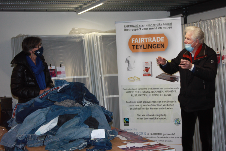 Winnaars spijkerbroekenactie Fairtrade Teylingen 