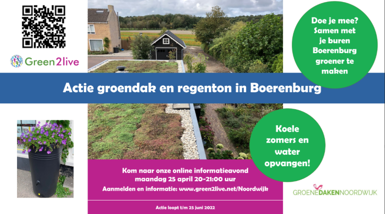  Actie Groen Dak gestart in wijk Boerenburg Noordwijk